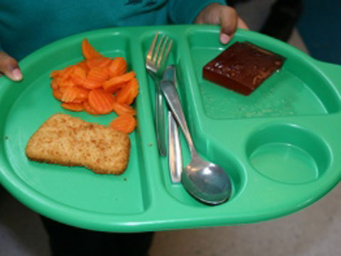 schoo dinner - before