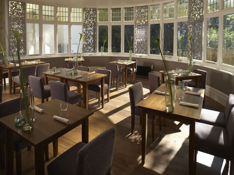 The dining room at the Green House