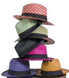 Panama hat stack