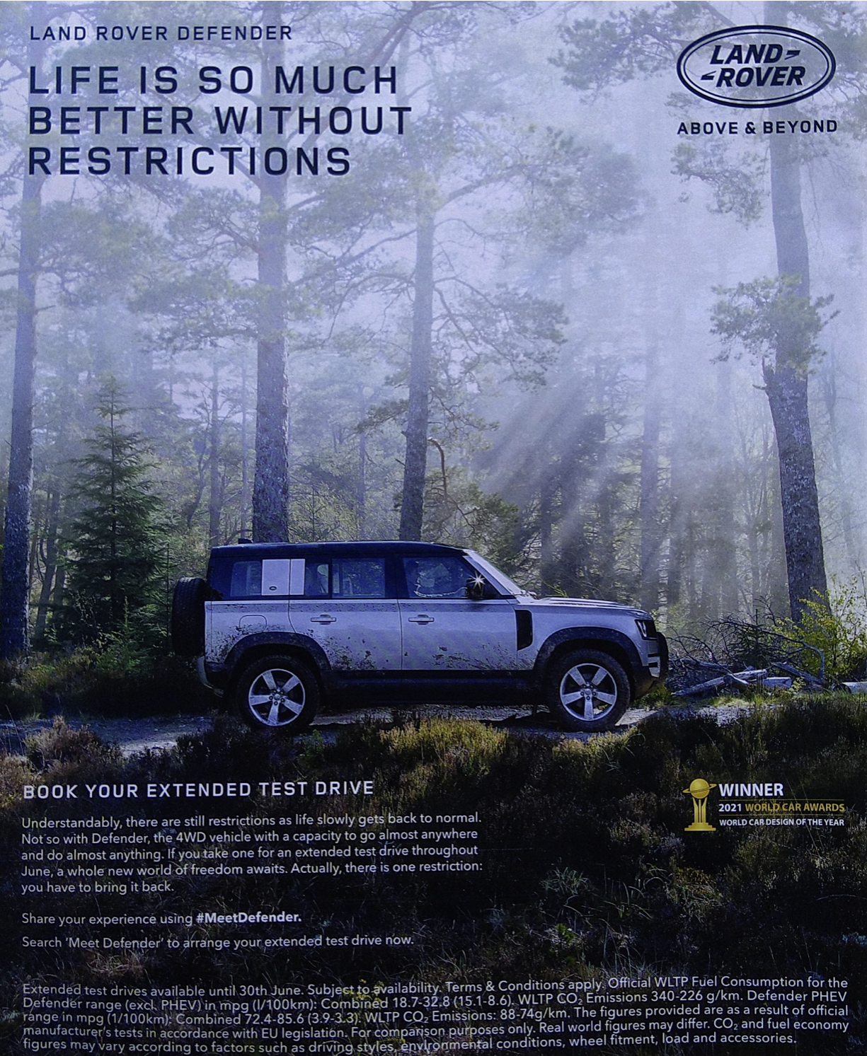 Land Rover advert