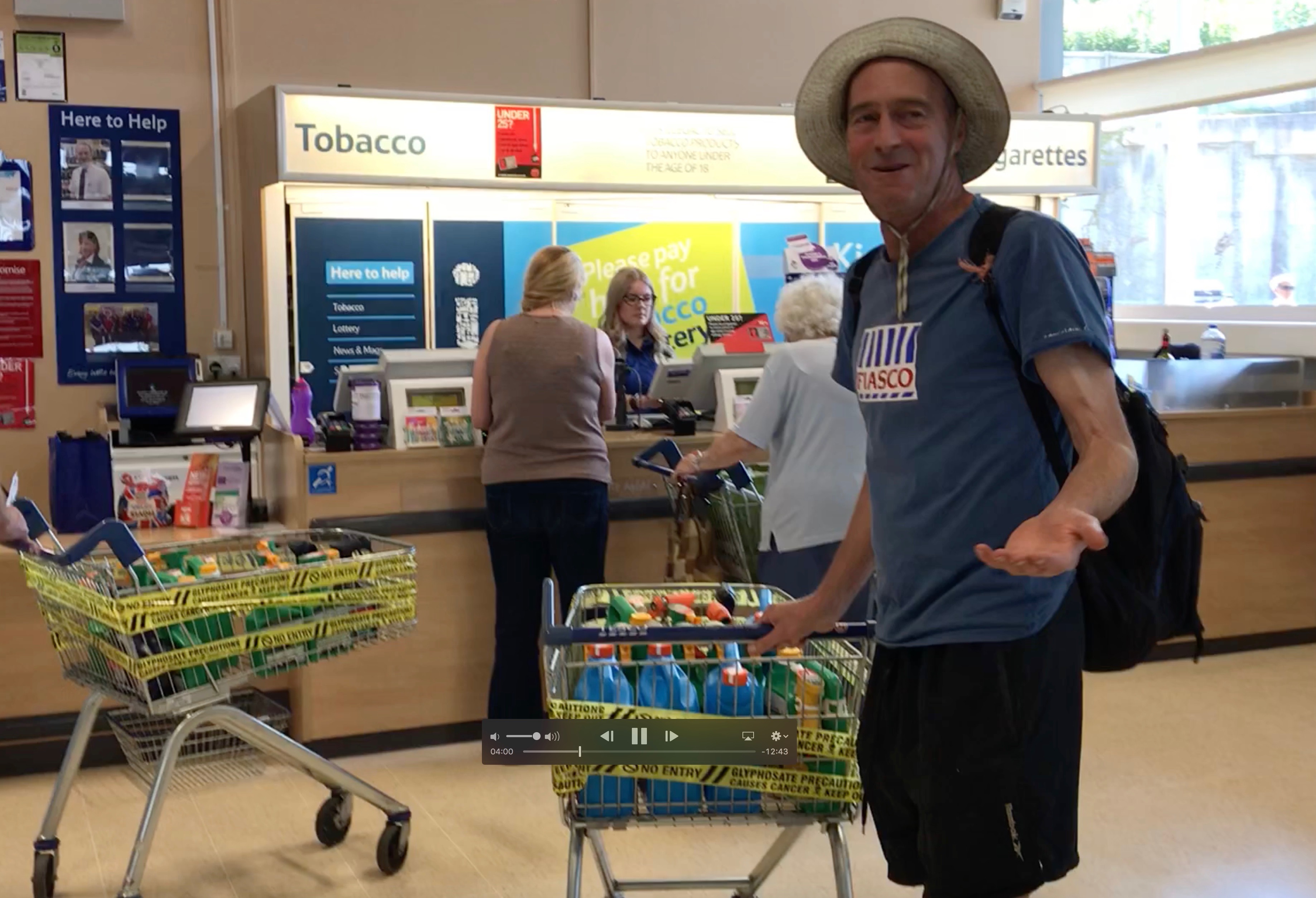 Hector at Tesco