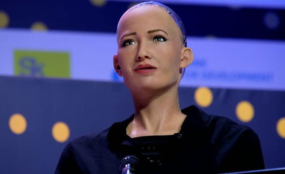 A very human looking robot.