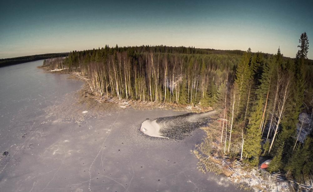 Jukajoki Delta, Finland. Snowchage Cooperative.