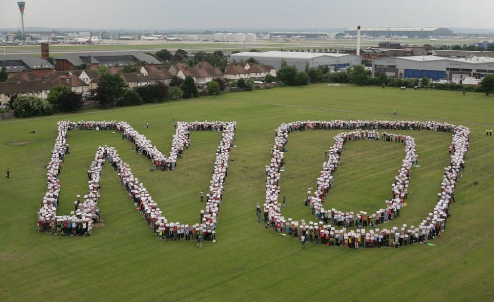 Thousands say 'No' to Heathrow expansion