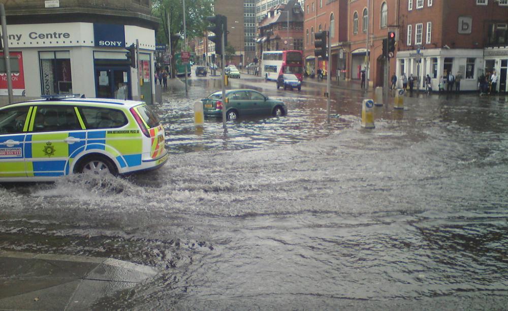 Rain in Nottingham