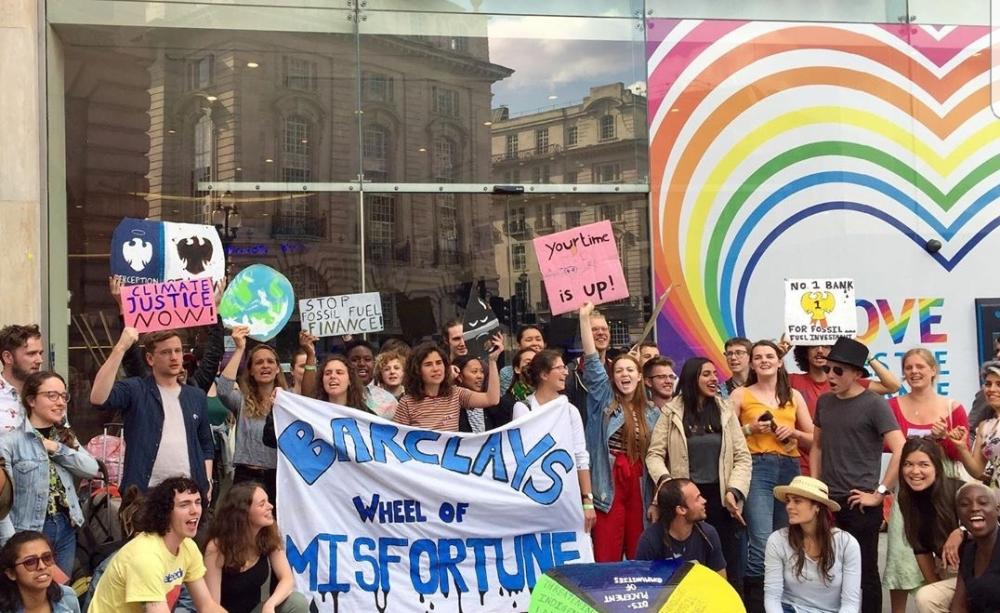 Barclays protest