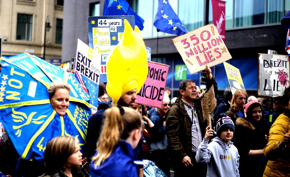 Brexit protest