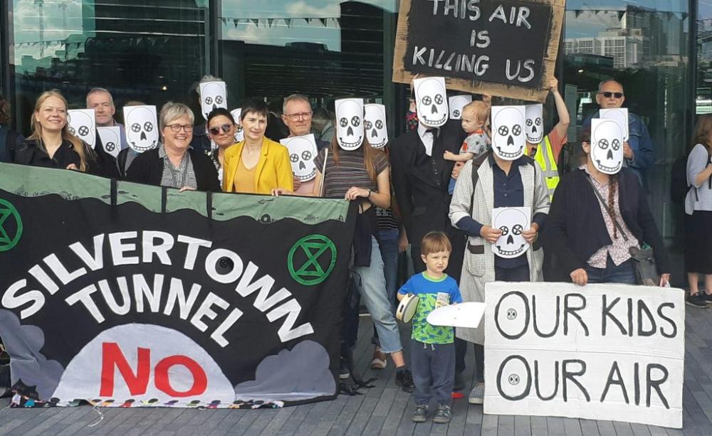 Silvertown protest