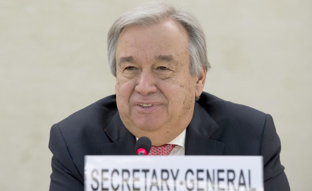 António Guterres, UN secretary general