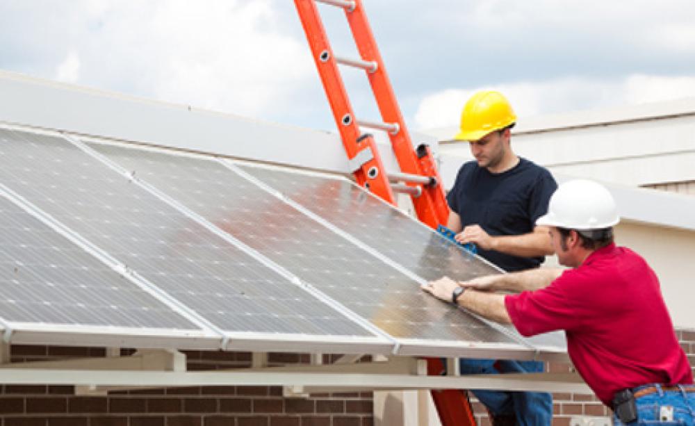 Installing solar panels