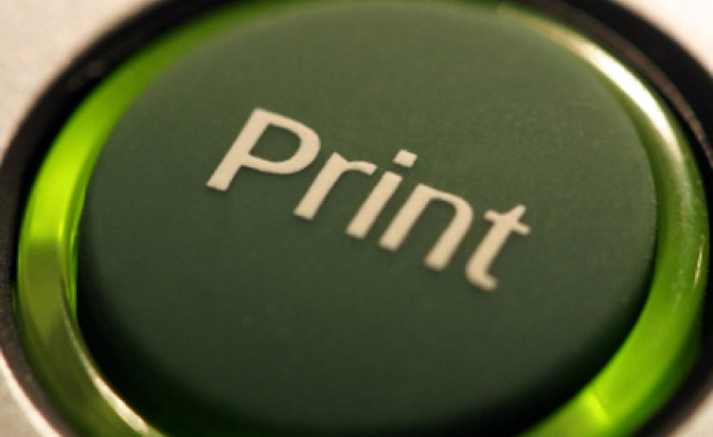 Print button