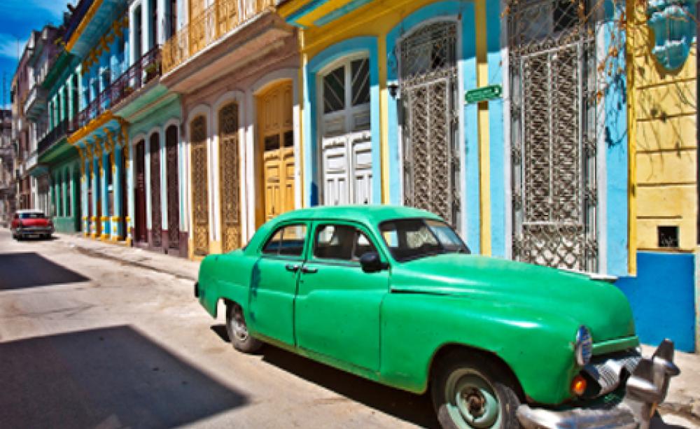 green car