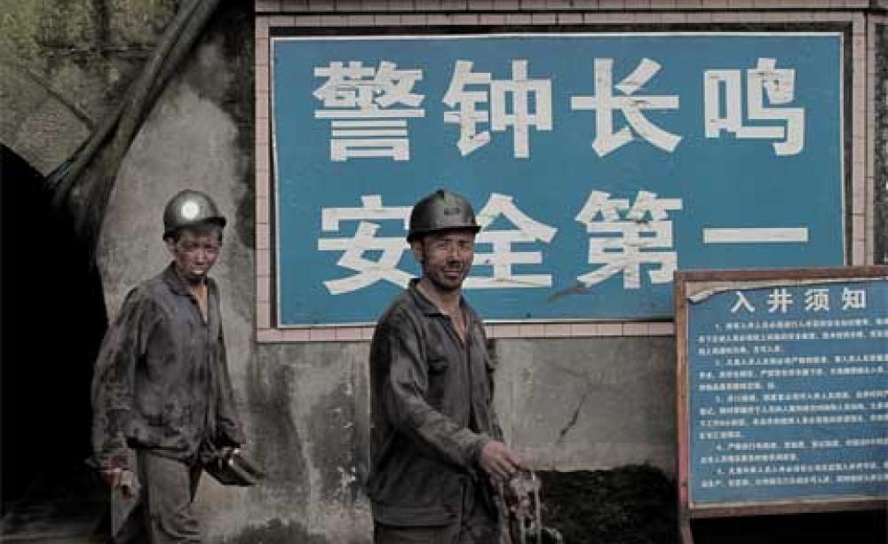 Coal mining in China