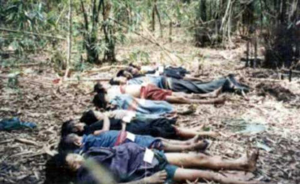 Massacre by Burmese army
