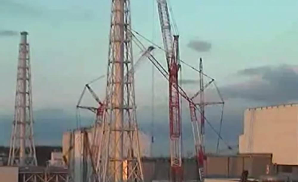 Fukushima live today - Photo: Tepco webcam.