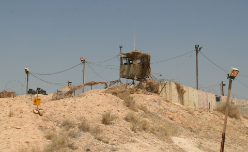 Military observation post, Jordan Valley. Photo: michael loadenthal via Flickr.com.