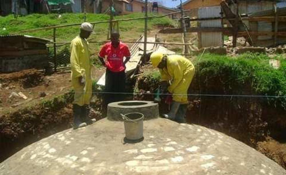 Biogas digester. This EcoSan pilot project was implemented at a prison in Meru for about 1.500 inmates and 350 staff. Photo: SuSanA Secretariat via Flickr.com.