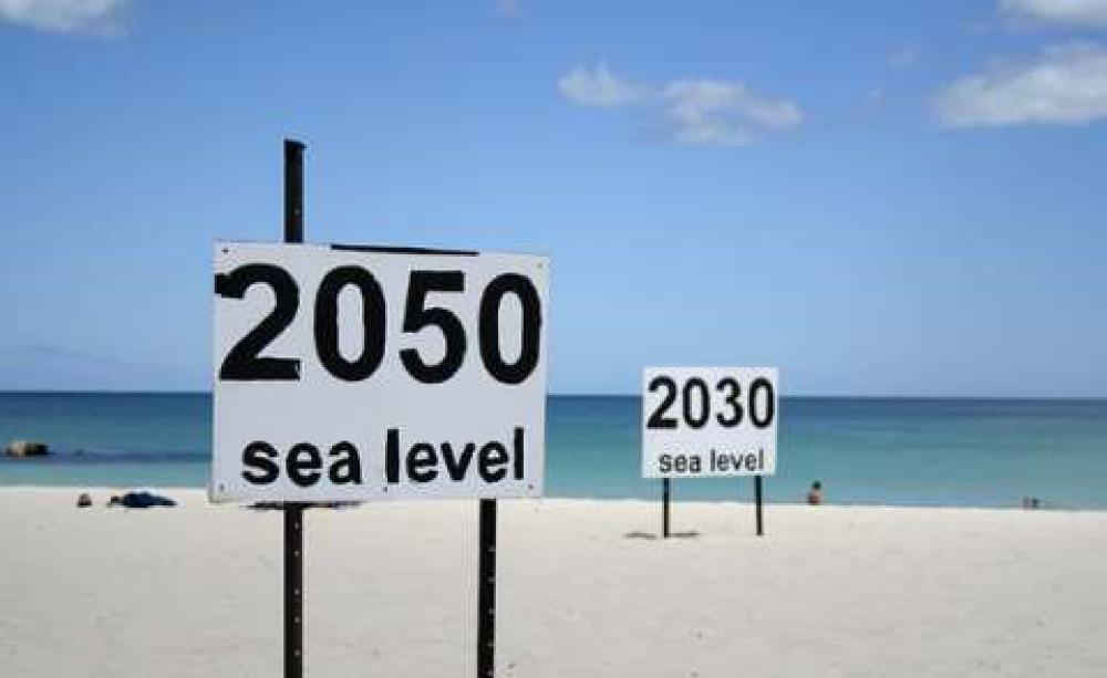 One prediction of where rising sea levels will end up at Cottesloe Beach, Perth Western Australia. Photo: Julie G via Flickr.