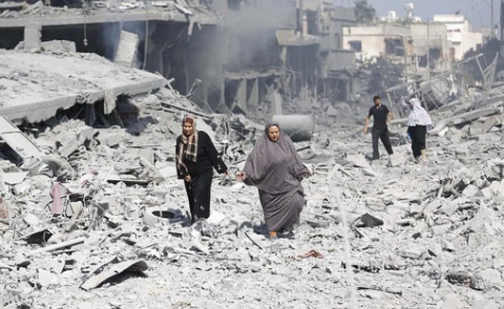 Gaza during Operation Protective Edge, July 2014. Photo: Oxfam via Flickr.