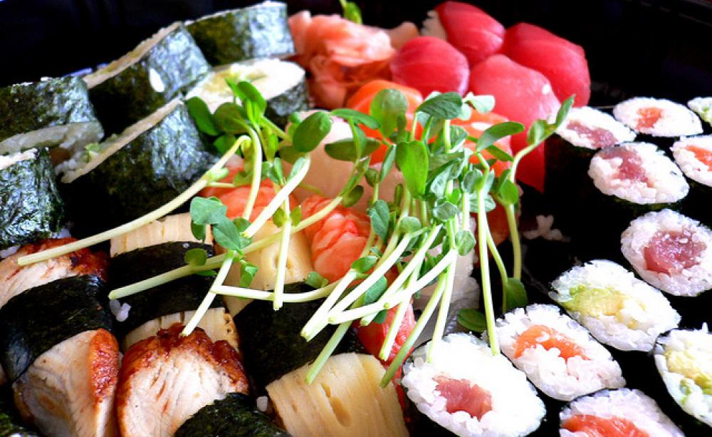 Mmmm, sushi ... but watch out for rising mercury levels in seafoodin the future, fallout from burning fossil fuels, coal in particular.