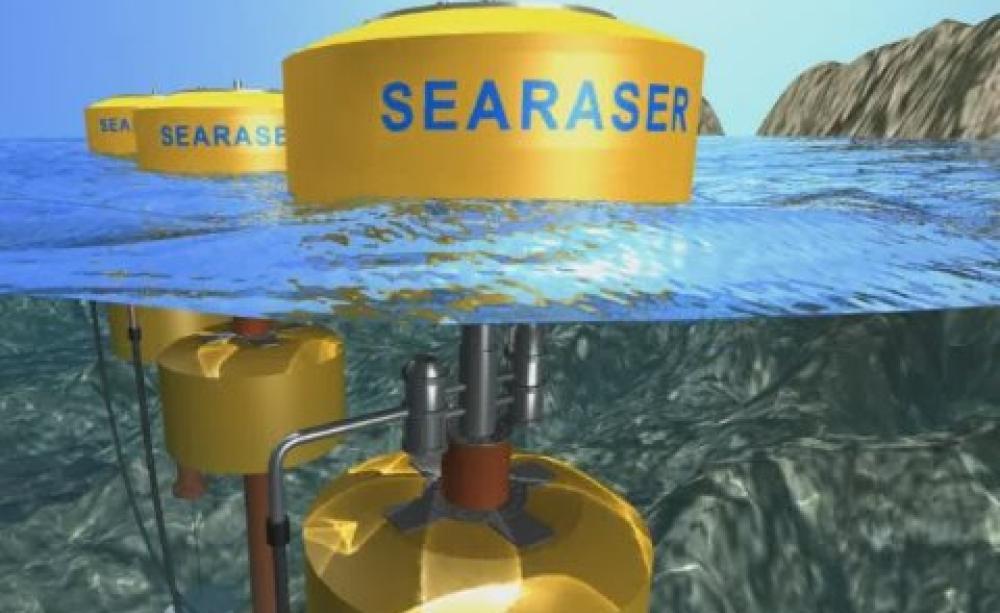 An artist's impression of the Searaser at work. Photo: DWE Ltd.
