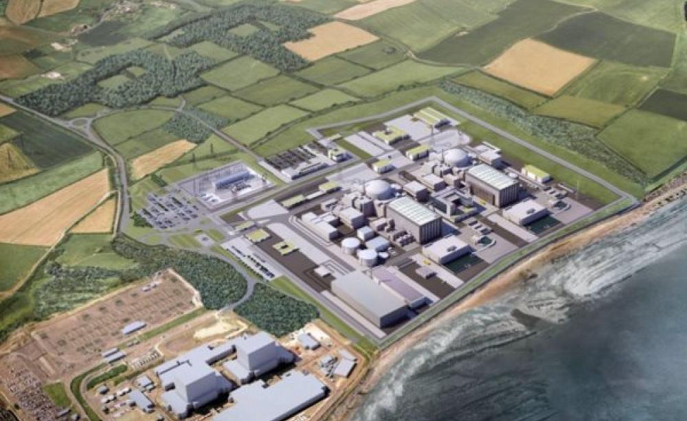 Low carbon? No way! The planned Hinkley Point C nuclear power station would have carbon emissions well above the Climate Change Committee's recommended limit for new power generation. Picture: HayesDavidson.