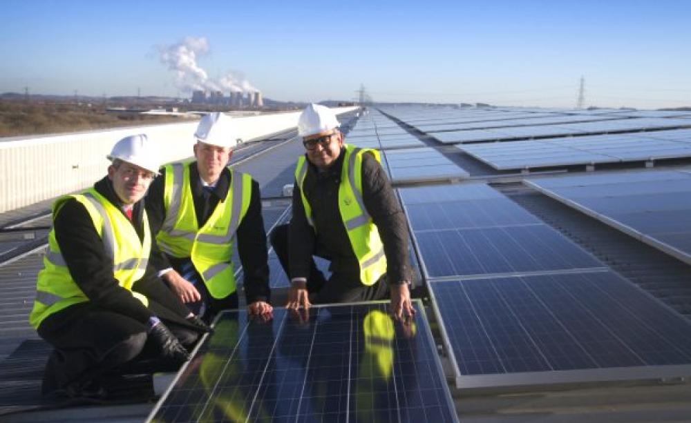 M&amp;S's brand new 6MW solar array at its Castle Donington distribution centre is the largest roof-mounted system in the UK.