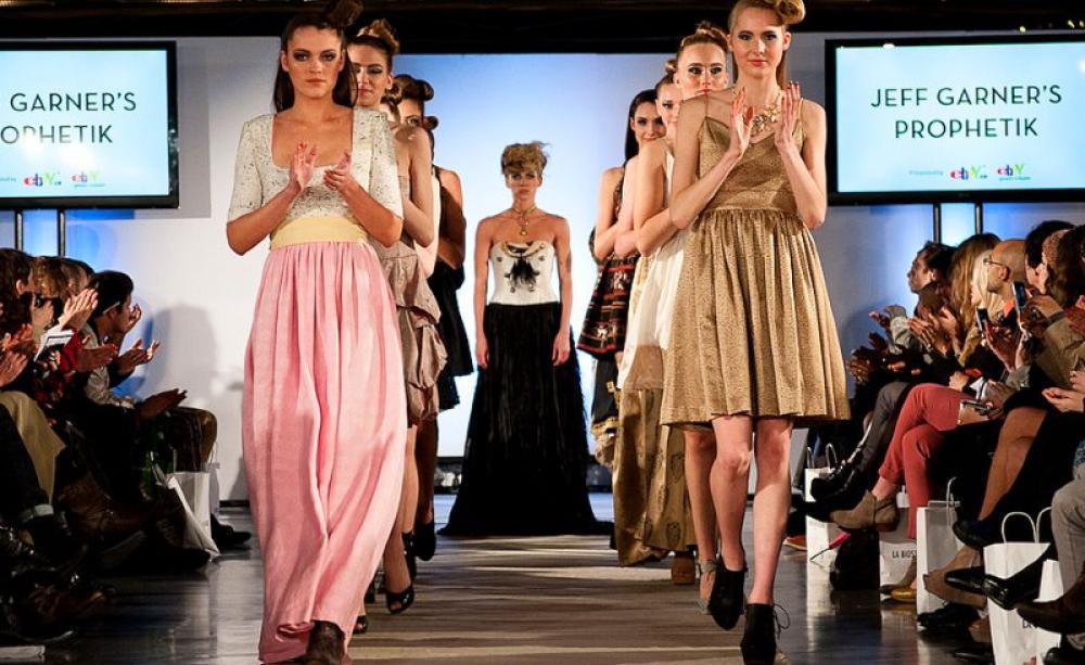 Prophetik by Jeff Garner on display at Eco Fashion Week 2012 in Vancouver, April 2012. Photo: Jason Hargrove via Flickr (CC BY-NC-ND).