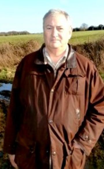 The man himself - John Shaw on the Link Road site.