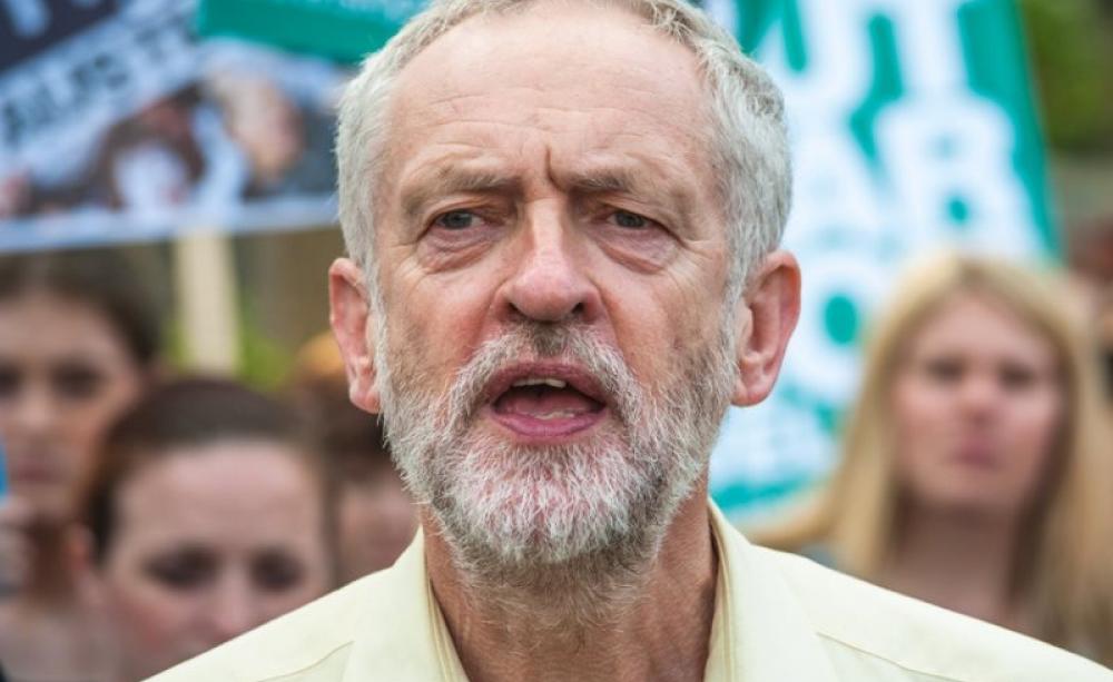 Jeremy Corbyn attends the People's Assembly Against Austerity, 8th July 2015, where DPAC, Friends of the Earth, Green Party and other organisations gathered in Parliament Square to protest Chancellor George Osborne's 'emergency' budget. Photo: Jas&amp;#xEF;&amp;#xA3;&amp;#xBF;n via
