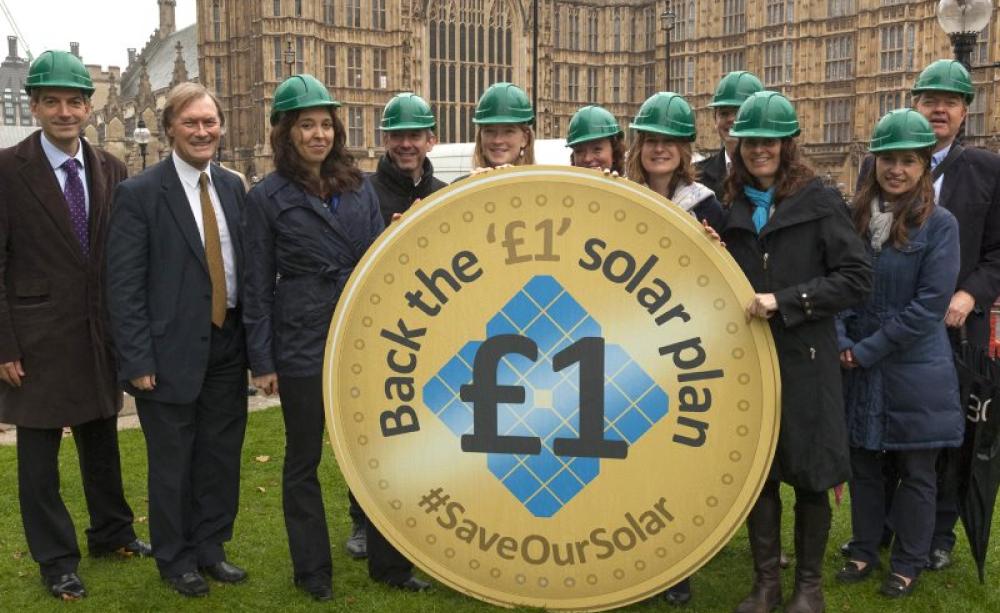 The £1 plan garnered cross-party support from over 30 MPs from all parties yesterday at an action outside the House of Commons including Sir David Amess MP (Con), Mims Davies MP (Con), Kevin Hollinrake MP (Con), Caroline Flint MP (Lab), Caroline Lucas MP