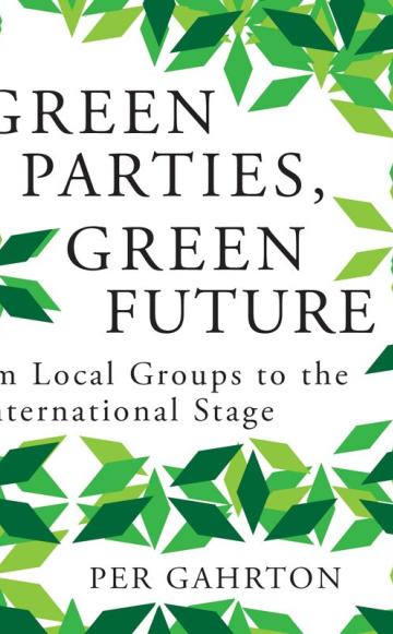 Front cover of 'Green Parties, Green Future' by Per Gahrton, published by Pluto Press.