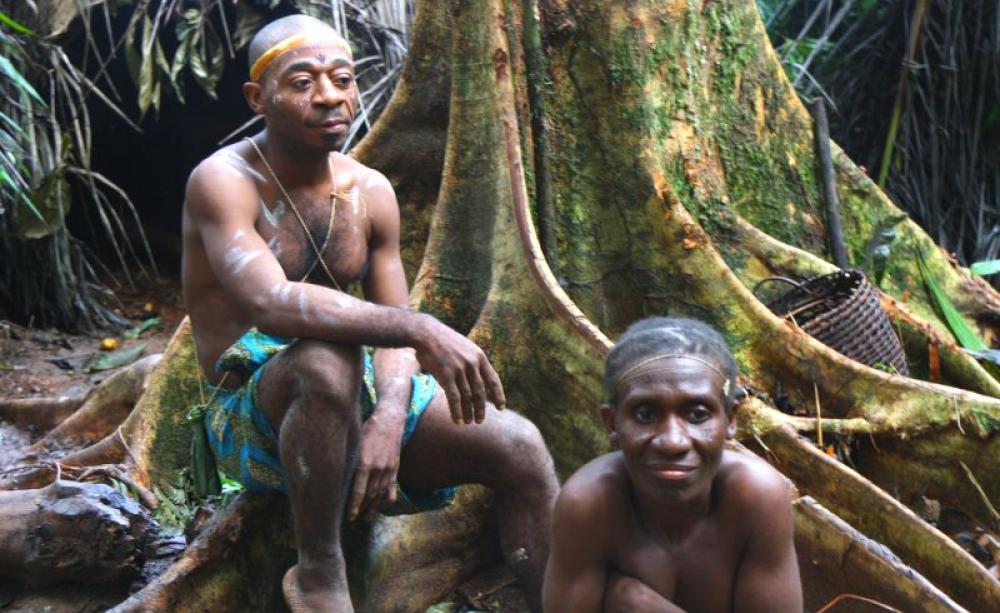 Evicted from their forests for a flawed model of conservation: Baka 'Pygmies' in the Cameroon forest. Photo: ..zuzu.. via Flickr (CC BY-NC-SA).