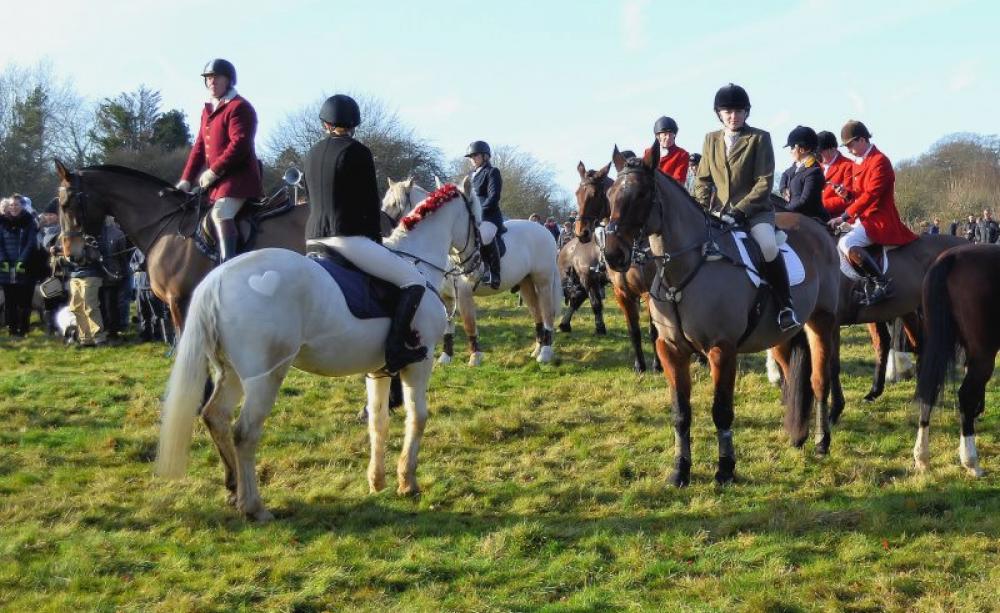 The Kimblewick hunt on its Boxing Day meet, 2016. Photo: Roger Marks via Flickr (CC BY-NC-ND).