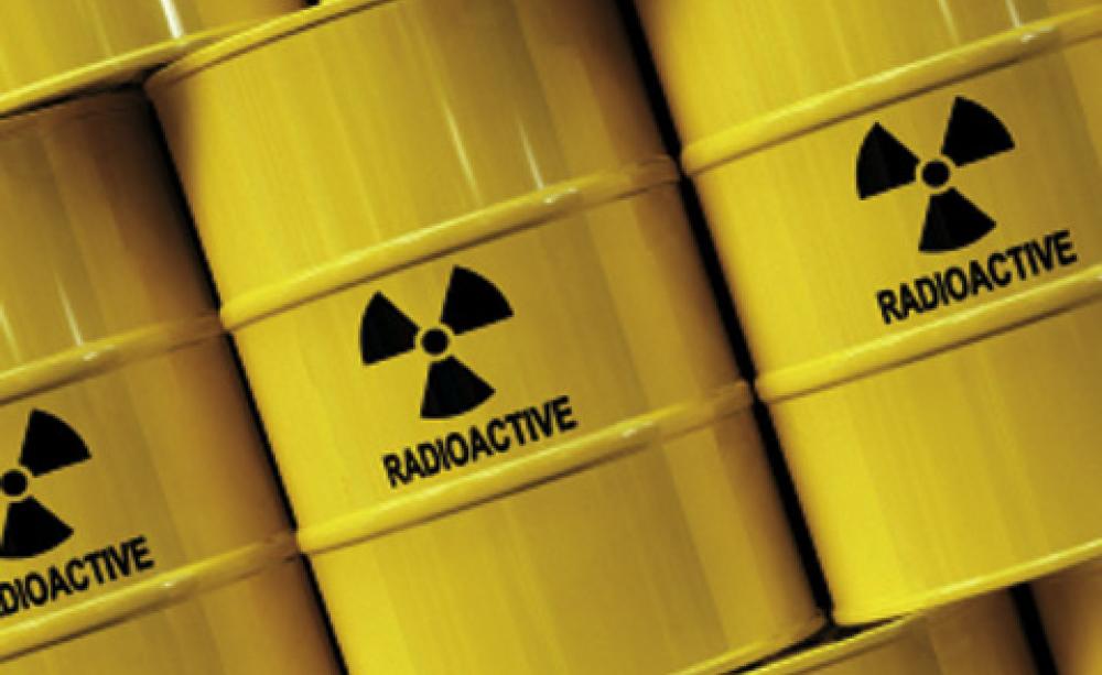 Barrels of nuclear waste