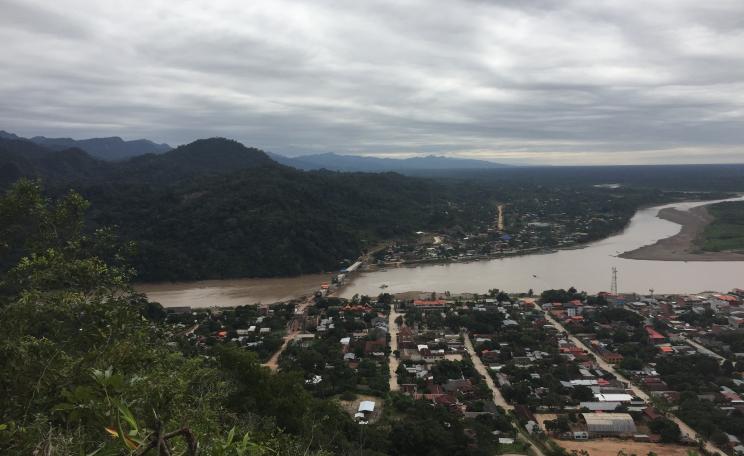 Rurrenabaque and San Buenaventura, parted by the Rio Bení 