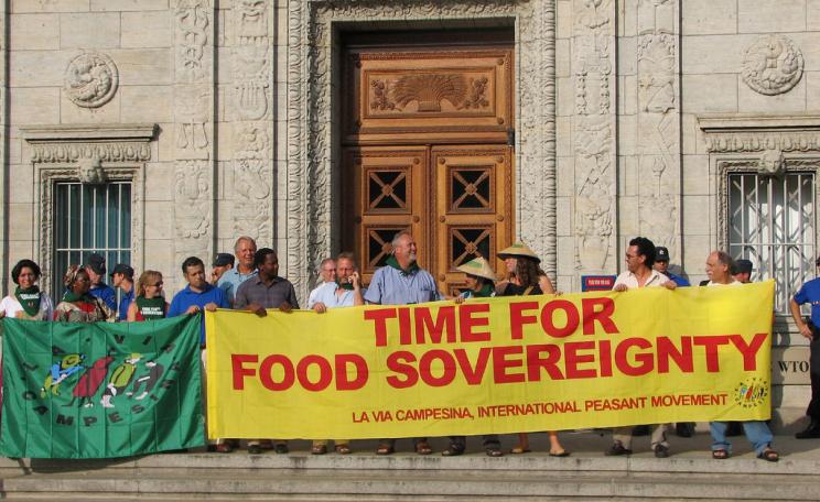 Food sovereignty campaigners