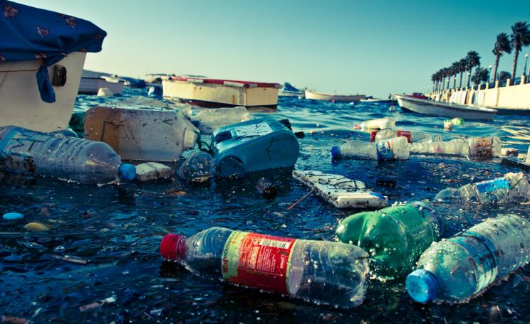 Pollution in port Maltais