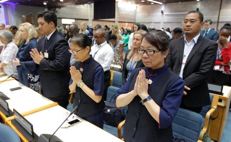 Delegates at the UN Environment Assembly 