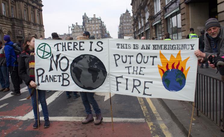 XR roadblock in Edinburgh