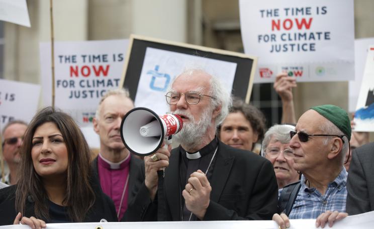 Tim is now protestors