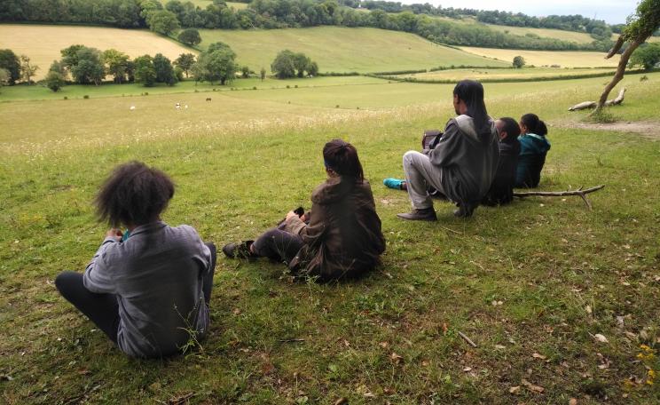 People of colour in nature