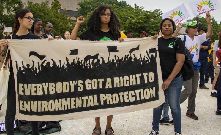 Environmental protection banner