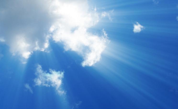 Blue sky with clouds