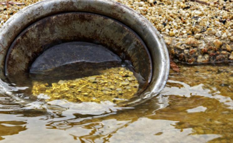 Gold panning