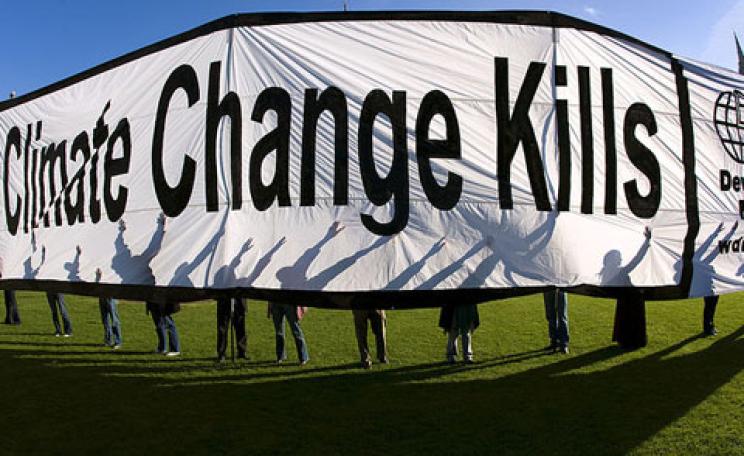 Climate change protest