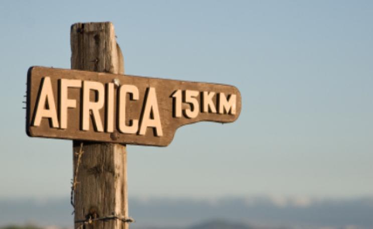 Africa signpost