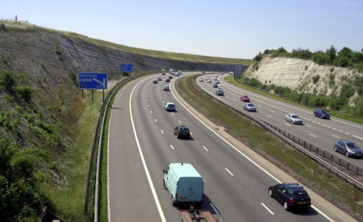 M3 at Twyford Down