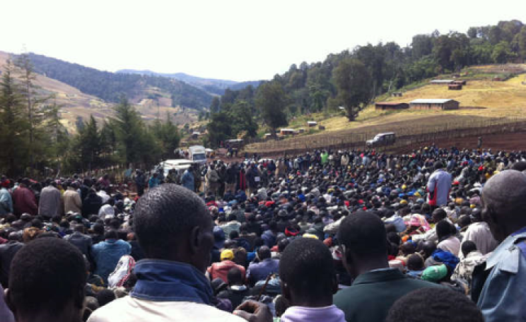 Sengwer, Marakwet and other inhabitants of the Embobut Forest being told to move by authorities. Photo: © Justin Kenrick / FPP.