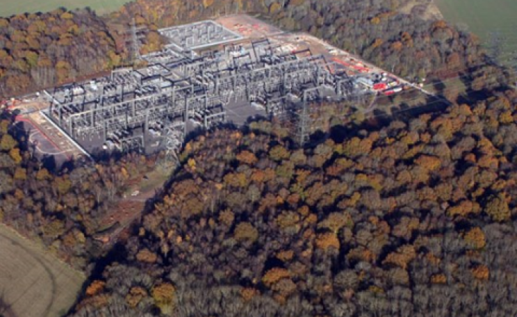 Bramley Frith wood in Hampshire will never be same again. In 1965 the National Grid build a substation there serving Basingstoke.